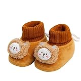 IQYU Unisex Rutschfeste Kuschel Flauschige Socken,Winter Socken Baby Schuhe Krabbelsocken Baby Fleeceschuhe Lauflernschuhe Wintersocken Schuhe Baby Socken 6-12 Monate Neugeborenen Socken