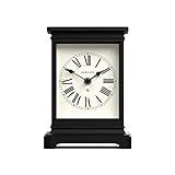 NEWGATE® Time Lord Kaminuhr, perfekte Ergänzung für das Schlafzimmer, Büro oder Wohnzimmer (schwarz)