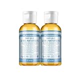 17in1 Naturseife | Organic Flüssigseife | Baby Mild ohne Duft | Duschgel, Handseife, DrBronnersShampoo und vieles mehr | Mit Bio Ölen | Fair Trade | 2 X 60 ml | 2er Pack