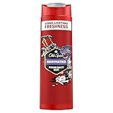 Old Spice Night Panther 3-in-1 Duschgel für Haar, Gesicht und Körper 400 ml, langanhaltende Frische, Duft von Parfumqualität, Tiefenreinigung