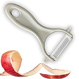 PARENCE.- Obst- und Gemüseschäler mit Keramikklinge – Hohe Präzision und Langlebigkeit - Vielseitige Wirtschaftlichkeit Einsparung, Vert