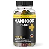 Manhood Plus Kapseln | Für mehr Leidenschaft zu zweit | Ausgewählte Rohstoffe wie Maca und L Arginin | Inhalt 60 Kapseln