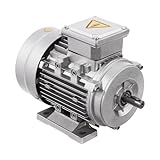 Drehstrommotor, 0.75KW Elektromotor 1400 U/min 380V, IP55 Schutzklasse, Wechselstrommotor Shaft Diameter 14mm Asynchronmotor Kupferspule 3-Phasig Motor