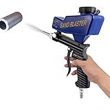 Sandstrahlpistole, Pneumatischer Sandstrahler Tragbarer Handheld Kleine Sandstrahlmaschine für Remove Paint Stains Rust Clean Surface