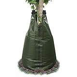 GARTENTECH Baumbewässerungssack 75 Liter Wassersack für Bäume Bewässerungssack für Bäume Bewässerung Baum robustes PE Gewebe UV Beständig