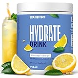 BRAINEFFECT Hydrate Drink Elektrolyte ohne Zucker - isotonisches Getränke Pulver zur Hydration nach dem Sport oder als Anti Kater Mittel bei Hangover - Electrolyte Getränkepulver