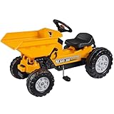 BIG - Jim Dumper - Kinderkipper Spielfahrzeug, 3-fach verstellbarer Sitz, wetterbeständiges Kunststoffmaterial, Speichenlenkrad mit verstellbarer Hupe, für Kinder ab 3 Jahren