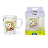 Trötsch Bobo Siebenschläfer Kindertasse grün Geschenktasse aus Porzellan: Kindergeschirr Tasse Porzellan Geschenk Geschenkidee Kinder Lieblingstasse