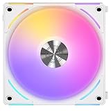 Lian Li Uni Fan AL120 V2 ARGB PWM PC-Gehäuse-Lüfter Weiß (B x H x T) 120 x 120 x 28mm
