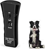 Neat-O Anti-Bell-Gerät, Handheld-Hundeabwehr-Trainer, Doppelk-Hundeabwehrgerät, Ultraschall-Handheld-Hundetrainingswerkzeug, 3-in-1-Bell-Kontrollwerkzeug, Frequenzstufen, humanisiert und sicher