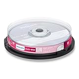 Philips DVD-RW Rohlinge High-Speed (4.7 GB / 120 Minuten Video, 1-4x Speed, 10er Spindel, rewritable / überschreibbar)