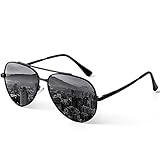 HENGOSEN Sonnenbrille Herren Polarisierte Pilotenbrille Herren und Damen Outdoor Piloten-Unisex UV400 Fahrerbrille Sonnenbrille