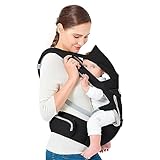 Maam's Babytrage 6 in 1 Babytrage mit Sonnenschutz LSF50 für Neugeborene - Kleinkinder 3-30kg 0-36 Monate Hüftsitz Baby Ergonomische Baby Trage mit 6 Tragepositionen für Säuglinge ab Geburt