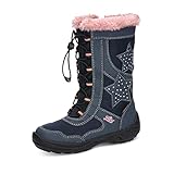 Lico Mädchen Cathrin Schneestiefel, Marine Rosa, 36 EU