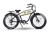 Jeep E-Bikes Unisex – Erwachsene CR 7005 E-Bike, Blau, 26 inches