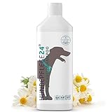 Natürliches Hundeshampoo gegen Juckreiz 3in1 - Mit Fellglanzformel und integriertem Conditioner - Unterstützend bei Milben, Flöhe & Pilzbefall - Shampoo für Hunde, Katzen und Jungtiere 500ml