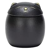 Haustierurne für Hunde – modische niedliche Tierurne – luftdichter Verschluss hält Ihre Haustiere Asche und Asche, perfekt für Wohnzimmer, buddhistischen Altar und Futterräume, dekoratives Andenken