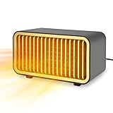Heizlüfter, Heizlüfter Energiesparend, 1000W Tragbare Elektrische Mini-Heizlüfter Mit 2 Modi, Überhitzungs- Und Umkippschutz, Für Haus, Schlafzimmer, Schlafzimmer, Büro, Büro