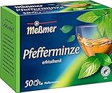 Meßmer Pfefferminze I 50 Teebeutel I Vegan I Glutenfrei I...