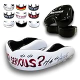 Ares Fightwear® Premium Mundschutz Boxen inkl. Aufbewahrungsbox für Kampfsport, MMA & Athleten I Maximaler Zahnschutz dank idealer Passform in TOP Qualität I Profi Mouthguard für Herren & Damen