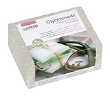 GLOREX 6 1600 161 - Glycerinseife Öko mit Aloe Vera, transparente Seife auf hautneutraler Basis, dermatologisch getestet, 100 % Vegan, 500 g Block als Grundlage zum Seifengießen