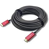 ZILR 8K HDMI Fiber Cable 20m – Armored Directional Full to Full Fiber Optic HDMI Cable on Reel, Ultra High Speed für Filmproduktion & Studio
