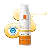 La Roche Posay Anthelios XL Transparentes Körper-Spray LSF 50+, Sonnenspray bei zu Sonnenallergie neigender und empfindlicher Haut, Mattierender, sehr wasserfester Sonnenschutz, 200 ml