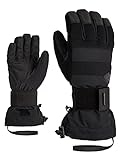Ziener Herren Milo Snowboard-Handschuhe/Wintersport | wasserdicht, atmungsaktiv; Protektor, Black, 8