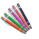 Eingabestifte, 5 Stück Handystifte Touch 2 in 1 Stylus Pen Eingabestift Alle Smartphone Farbe, Kugelschreiber