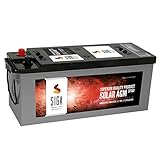 AGM Batterie 150Ah Solarbatterie Versorgungsbatterie 130Ah 140Ah