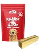 Chewpi Kaukäse für Hunde - Käsestangen für Hunde - 100% Natürlich - Lange Kauzeit & Unterstützt die Zahnpflege - Ideal für Starke Kauer