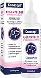 Canosept Augenpflege für Hunde 120ml - Tränenfleckenentferner Hund - Augenpflege Hund - Pflegemittel & Reinigungsmittel für den Bereich ums Auge - Für sensible Hundepflege