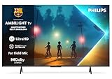 Philips Ambilight 65PUS8200 4K LED Smart TV - 65 Zoll Display mit Pixel Precise Ultra HD, Titan OS, Dolby Vision und Dolby Atmos Sound