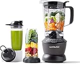 nutribullet Full Size Blender, Elektrischer Mixer, Multifunktionaler Stabmixer, Professioneller Mixer, 1000 Watt Leistung, 1,6l Becher, grau, NBF450DG