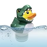 Pool-Chlorschwimmer – Poolschwimmer für Chlortabletten, niedlicher Cartoon-Whirlpool, Wartung, Wasserpflegezubehör für Rasen, Garten, Park, Zuhause, Terrasse, Hof