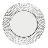 Villeroy & Boch - Boston Platzteller 32 cm Klar, Spülmaschinenfest, Teller, Servierplatte, Kuchenteller, Dessertteller, Glasteller, Essgeschirr, Essteller, Servierteller, Kristallglas