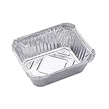 SANTOS 13x Fettauffangschale für Napoleon Gasgrills - 14,8x12x4,5cm - Aluminium-Grillschale, Aluschale, Auflaufform, Tropfschale - Backen, Grillen, Braten, Kochen