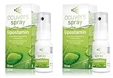 2 x Ocuvers Augenspray Lipostamin mit Liposomen und Euphraise - Sparpack