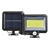 Fcuajdkq 1Set Outdoor-Gartendekoration, Solarlicht, Sonnenbetriebener Strahler, Wasserdicht, 100 COB