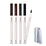 Upgrade 3D Microblading Pen, 2024 Upgrade Magic Eyebrow Pencil,3D Microblading,Microblading Eyebrow Pencil,Natural Makeup Fine Stroke Magic Eyebrow Pencil Stay on All Day (4Pcs)