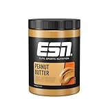 ESN Peanut Butter Smooth, 1000 g, Erdnussbutter ohne Zusätze, aus 100% Erdnüssen, reich an Protein, guten Fetten und Ballaststoffen, vegan - made in Germany