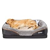 JOYELF XLarge Gedächtnisschaum Hundebett orthopädisches Hundebett & Sofa mit abnehmbarem waschbarem Bezug und Quietschspielzeug als Geschenk