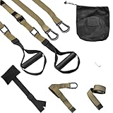 Infinitsports - Elite Schlingentrainer-Set mit 3 Befestigungslösungen (inkl. Türanker), Premium Sling Trainer/Suspension Trainer für zuhause und unterwegs