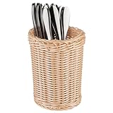 APS 40130 Besteckkorb 'ECONOMIC', Ø 12 cm, Höhe 15 cm, Polypropylen, beige