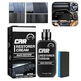 Car Restorer Cream,Car Interior Polishing für Auto zubehör Innenraum,Car Restorer Cream Agent Kunststoffsanierung für Autos,Auto-Kunststoffreiniger Auffrischer für Autokunststoffe (1pc)