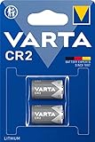 VARTA Batterien Electronics CR2 Lithium Knopfzelle 3V Batterie 2er Pack Knopfzellen in Original 2er Blisterverpackung