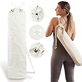 Yogatasche für kleine bis 200cm große Yogamatten, Yoga Zubehör -nachhaltig ohne Plastik, schadstofffrei fair- Yogamatte Tasche: Gymnastikmatte Sportmatte Fitnessmatte, Pilates Fitness Sport Matten