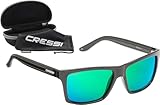 Cressi Rio Sunglasses Black/Green Lens