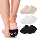 Yolev 9 Paar Rutschfeste Vorfußsocken Silikon Dot Unsichtbare Socken Zehensocken Damen Mädchen Ballettschuhe High Heel Socken