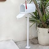 Amerikanischer Stil, hohe Briefkästen für draußen, Bodenständer, wetterfest, Briefkasten, Drop-Postkasten für Stadthaus/Garten